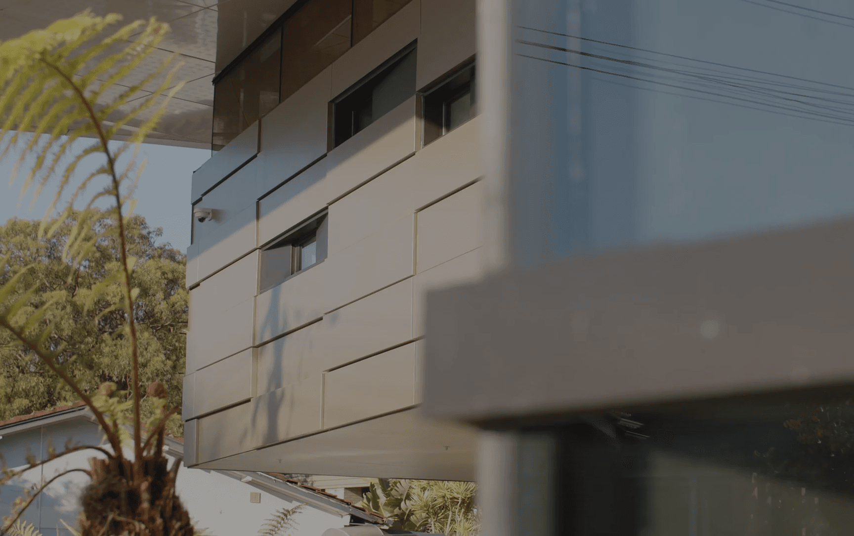 Kingspan Architectural façade panels on a residential building