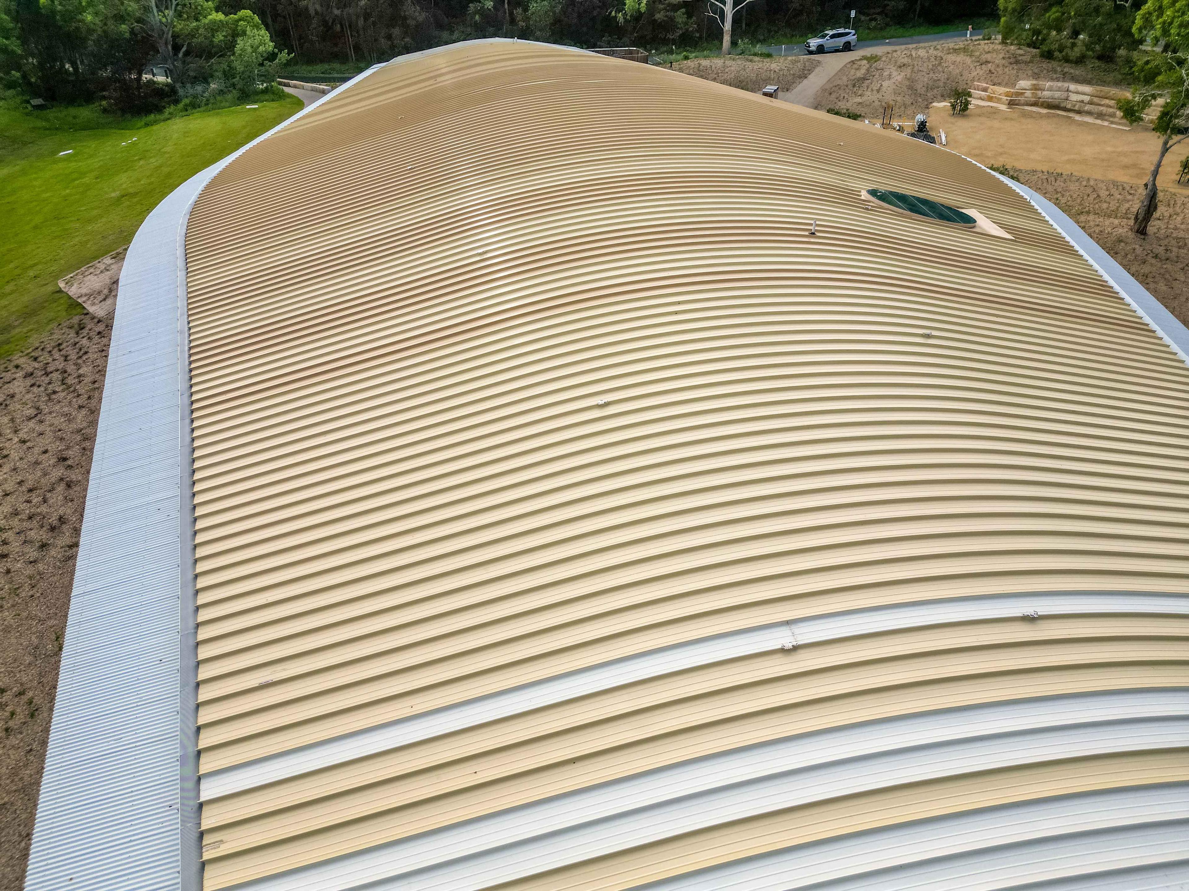 KingZip standing seam roof project